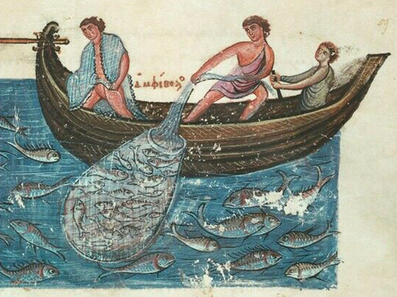 Symbolbild mit Fischern als Link zu den Downloads